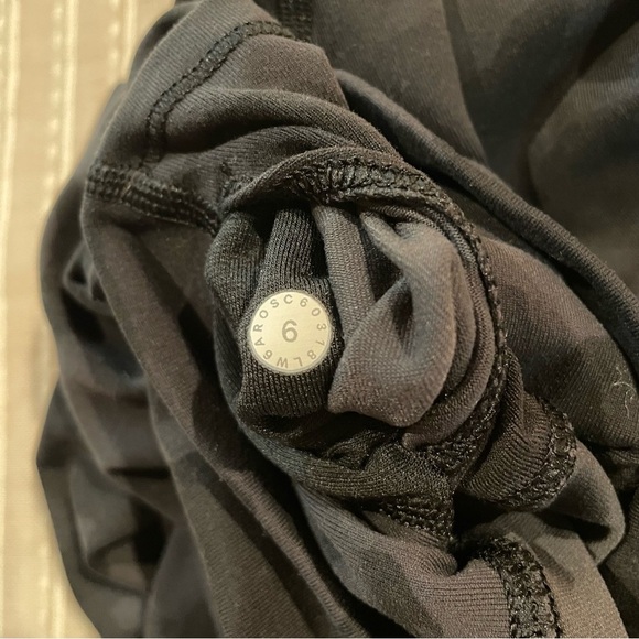 Lululemon Wunder Under Crop Leggings 21" Incognito Camo Multi Grey 6 W6AROS - Picture 6 of 9